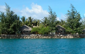 The premier accommodation for visitors are the RRE Hotel shoreside bungalows. Photo: Karen Earnshaw