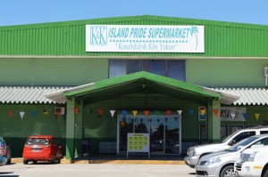 K&K Island Pride Supermarket in Delap, just next to the Capital Building. Photo: Karen Earnshaw