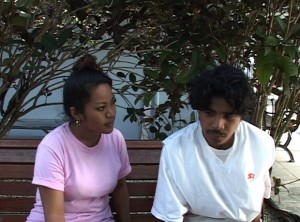 Martha Horiuchi stars as Kaila, the girlfriend of Bartowe, who is played by Lyel Tarkwon. Photo: Microwave Films