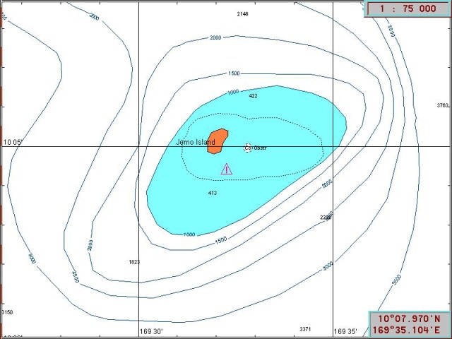 Jemo Island in the Marshall Islands