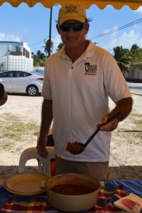 Chili champion Cary Evarts, who won the Judges' first place