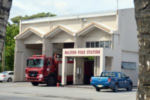 Majuro Fire Station next to the National Police Station. Photo: Karen Earnshaw