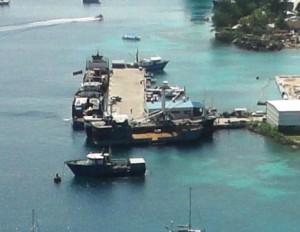 Uliga Dock is the domestic ship base. Photo: Cary Evarts