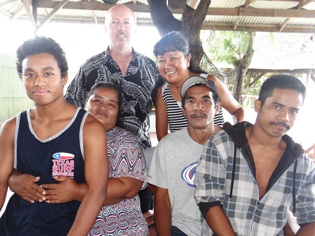 The family reunion was emotional. Photo: Hilary Hosia for the Marshall Islands Journal