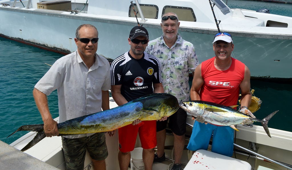 Wasabi's happy charter group. Photo: Karen Earnshaw