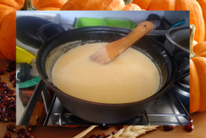 The delicious Thai pumpkin soup. Photo: Janet Nixon