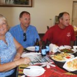 Cruisers enjoy a meal at Won Hai Shien. Photo: Karen Earnshaw