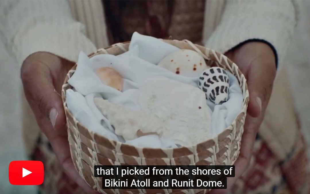 Poet Kathy Jetnil Kijiner in the video Rise: From One Island to Another