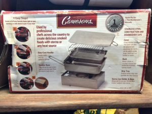 Camerons small smoker, which is the perfect size for a small yacht. Photo: Karen Earnshaw