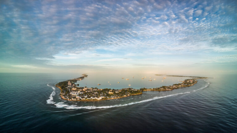 Beautiful aerial shot of Majuro Atoll. Photo: Jamison Logan.