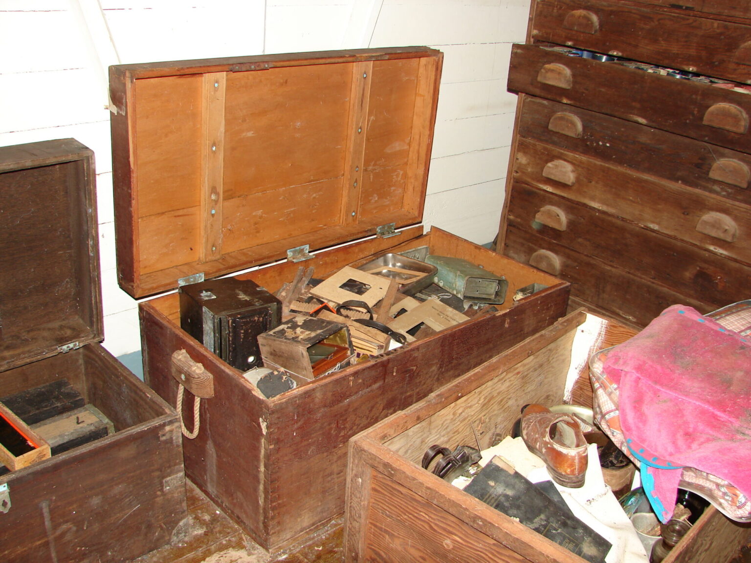 Treasure boxes filled with stories from the past. Photo: Karen Earnshaw