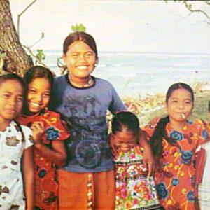 Elementary school children in Majuro in the 1970s.