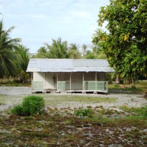 A tiny house on Likiep Atoll. Photo Karen Earnshaw