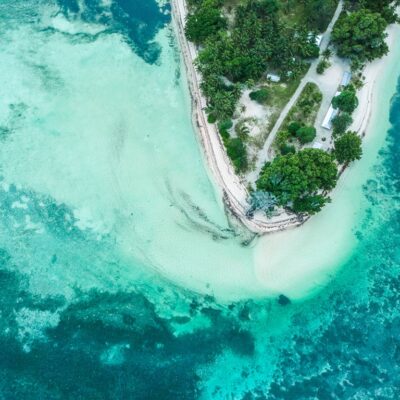 The point at Laura from above. Photo: Jamison Logan.