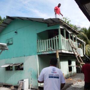 A house on Lib Island. Photo: IOM