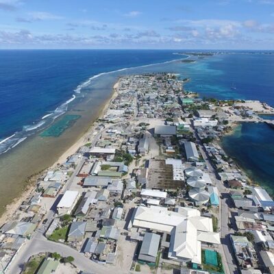 Ebeye looking South. Photo: Anjojo Kabua