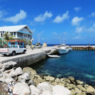 A dock at Ebeye. Photo: Westward II