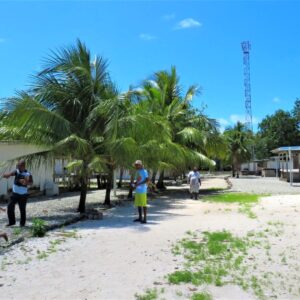 A village scene on Lib Island. Photo: Deo Keju.