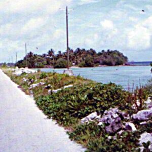 A scenic view in Majuro in the 1970s.