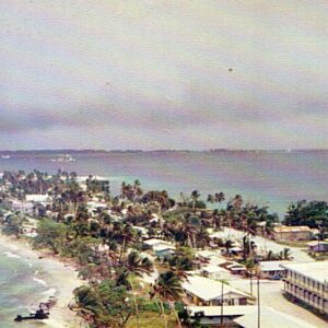 An aerial shot of downtown Majuro in 1976.