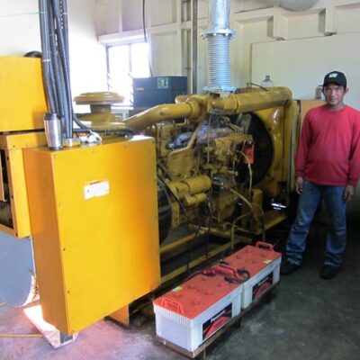 The power plant at Rongelap. Photo: Tom Vance