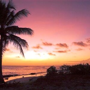 Sunset at Bikini Atoll