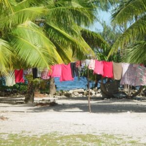 Washing day on Enewetak. Photo Robyn McIntyre
