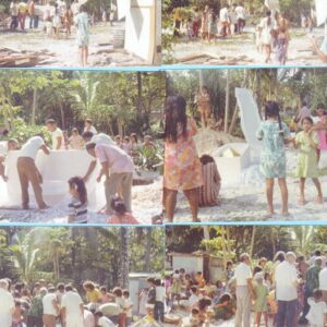 A burial in Majuro in the 1970s.
