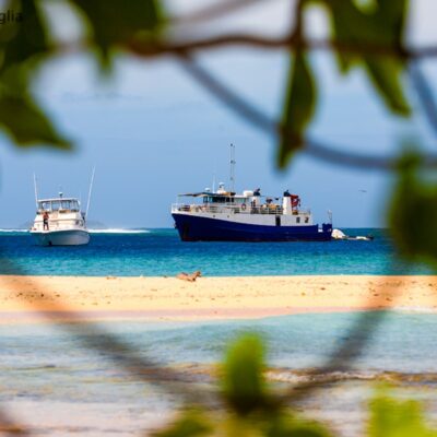 The boats of Beran Island. Photo: Indies Trader