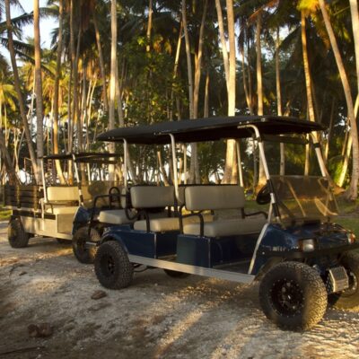 The buggies on Beran Island, Ailinglaplap. Photo: Indies Trader