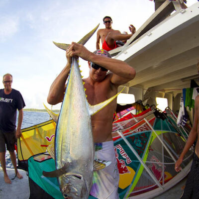 Fish on! Photo: Indies Trader