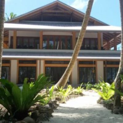 Beran Island, Ailinglaplap, accommodation. Photo: Indies Trader