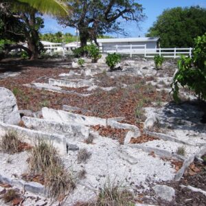Graves on Bikini Atoll.