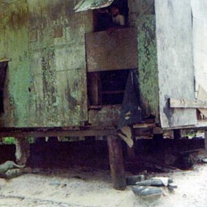 Rough housing on Majuro in the 1970s.