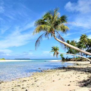 A fabulous shot of a pass at Lae Atoll. Photo: Deo Keju