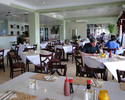 The Marshall Islands Resort's Enra Restaurant. Photo: Karen Earnshaw
